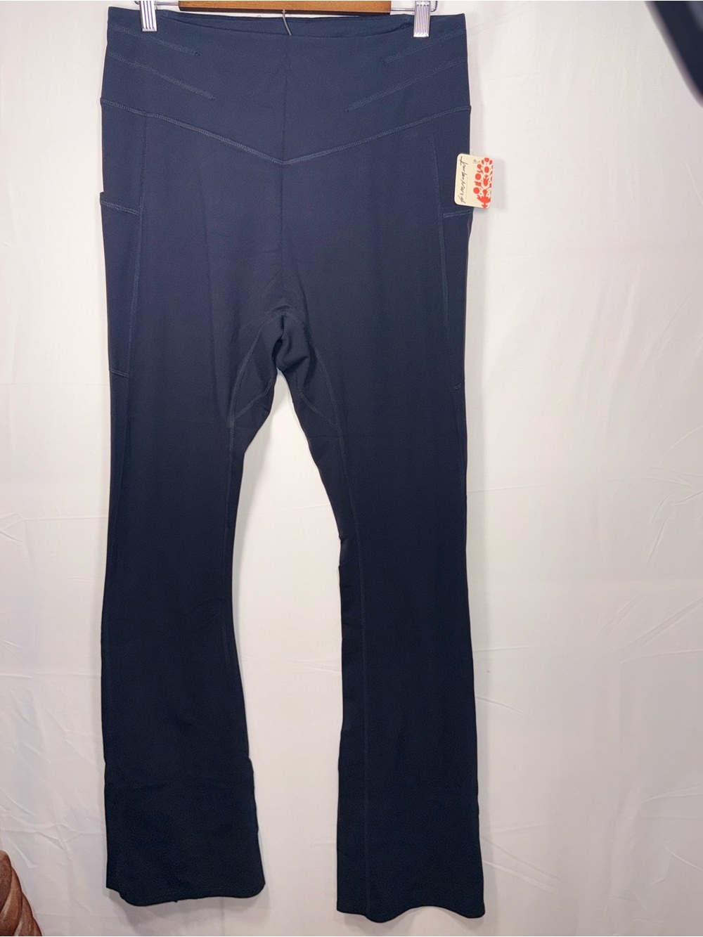 Free People Movement NWT Women Black Never Better Flare Leggings Size XL - Picture 3 of 16